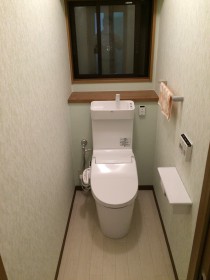 舞鶴市　O様邸　トイレリフォーム施工事例