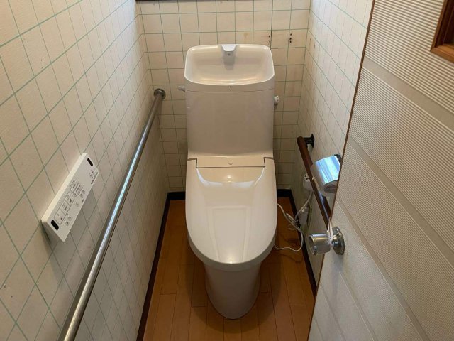 スッキリとした空間に！トイレ交換リフォーム｜岩手県宮古市