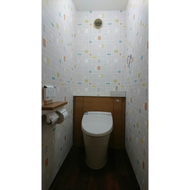 ワクワクする可愛いトイレに変身 刈谷市 トイレ 内装 水まわりone 刈谷 知立のリフォーム 株式会社中屋